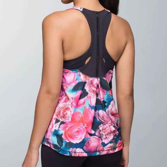 Lululemon Lightened Up Singlet Secret Garden - Picture 2 of 8
